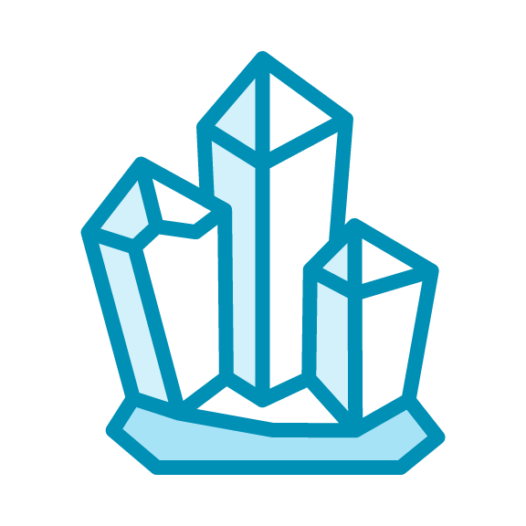 Crystal Cluster 4 Icon Color