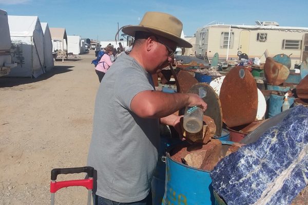 Selecting Rock (Tucson)
